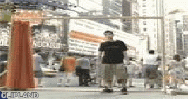 animated gif of American Legacy Foundation; American Legacy Foundation - Truth(Brand); Anti-Tobacco Education(Product) "Times Square [Orange Curtain]" (9/23)