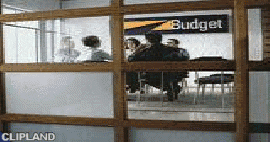 animated gif of Budget; Budget(Brand); Car Rental(Product) "Aromatherapy"