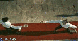 animated gif of Campari; Campari(Brand) "The Duel"