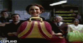 animated gif of Federal Express; Fedex(Brand); Shipping Services(Product) "Bowling Bags [Business Legends]" (2001)