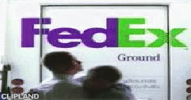 animated gif of Federal Express; Fedex(Brand); Shipping Services(Product) "Kid is Now the Boss [Business Legends]" (2001)