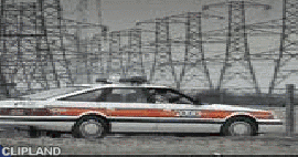 animated gif of Gold Channel; UK Gold(Brand) "Speed Gun" (1998)