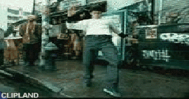 animated gif of Levi Strauss & Co.; Levi's (Brand); The Twisted Original(Product) "Legs" (2000)