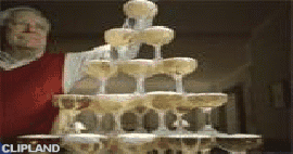 animated gif of Miller Brewing Company; Miller High Life(Brand) "Champagne of Beers [Living the High Life]"