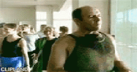 animated gif of NestlÚ; Kit Kat(Brand) "Aerobic"