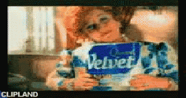 animated gif of SCA Hygiene; Velvet Toilet Tissue(Brand); Quilted Velvet(Product) "Nothing In Common [Nothing In Common]" (11/2)