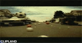 animated gif of XM Satellite Radio Holdings; XM(Brand) "Falling Balls [Radio to the Power of X]"