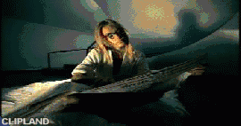 animated gif of K-mart "Blue Light Image"