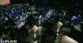 animated gif of Metallica "Nothing Else Matters (version 2: S&M version)" (2000)