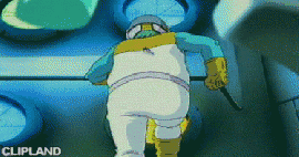 animated gif of Daft Punk "One More Time (Celebrate)" (2001)