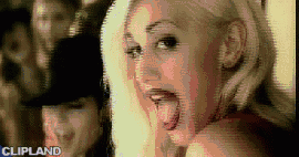 animated gif of No Doubt "Hey Baby" (2001)