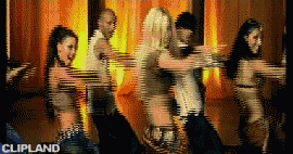animated gif of Loona "Rhythm Of The Night" (2002)