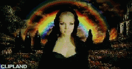 animated gif of Yvonne Catterfeld "Für Dich" (2003)
