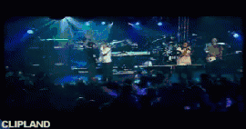 animated gif of Jay-Z & Linkin Park "Numb/Encore" (2005)