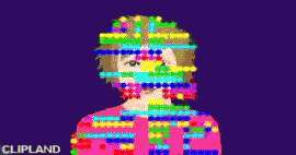 animated gif of Beck "Hell Yes (version 2: 8-bit cartoon version)" (2005)
