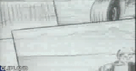 animated gif of A-Ha "Take On Me" (1985)
